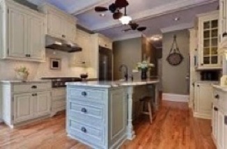 water damage repair of kitchen
